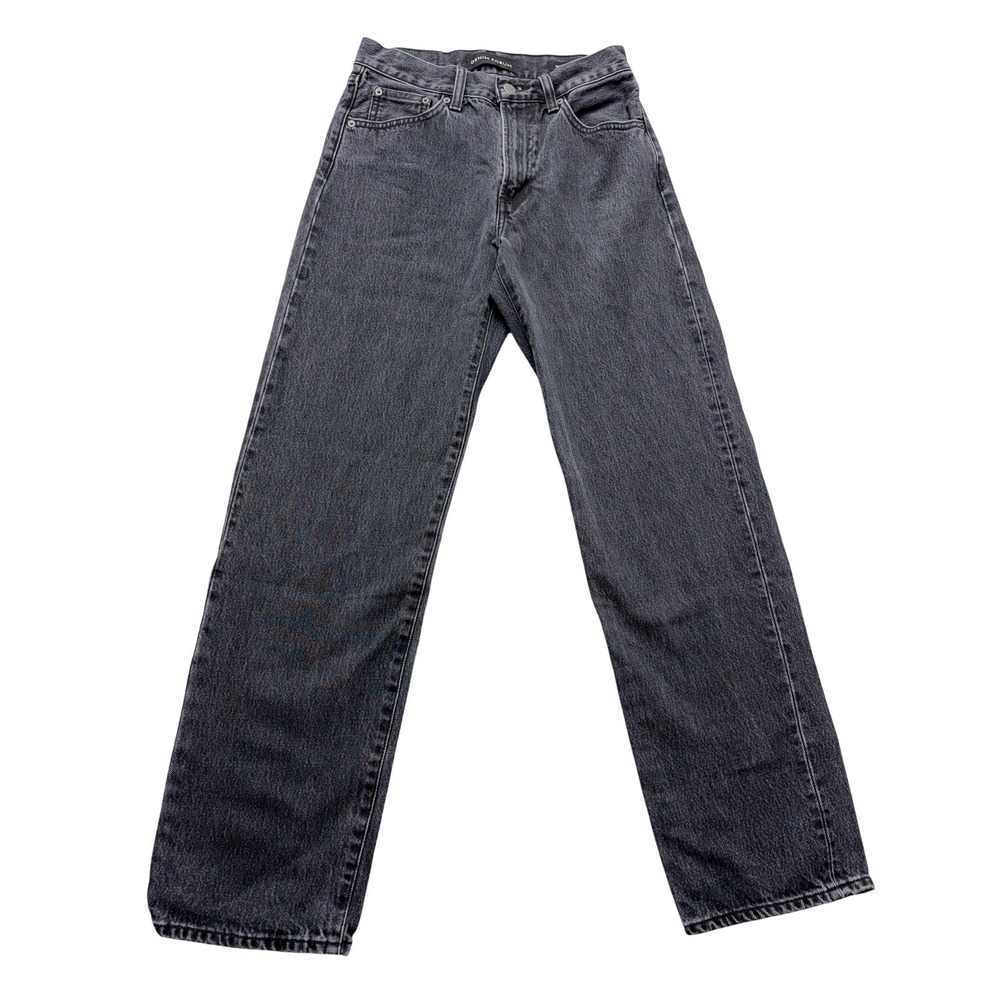 Denim Forum Jeans Womens 24x27.5 Gray Charcoal Wash 90s Marlo Hi-Rise Baggy